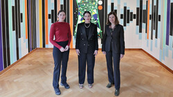 Ausstellung der Kunstmuseen Krefeld. Sarah Morris. All Systems Fail. Bild: Stadt Krefeld, Presse und Kommunikation, Dirk Jochmann
