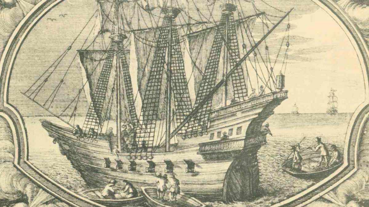 Die Krefelder segelten an Bord des Schiffs "Concord" nach Nordamerika. Repro: Stadt Krefeld, Presse und Kommunikation