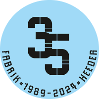 Logo 35 Jahre Fabrik Heeder