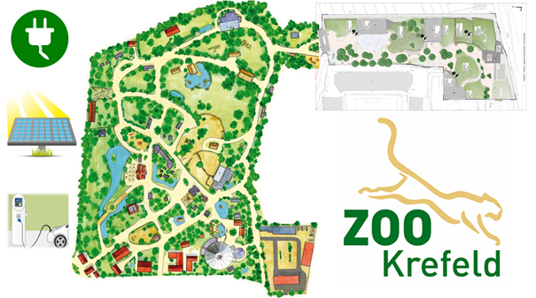 Eine Übersicht des Zoo Krefeld