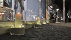 Das war „Einkaufen bei Kerzenschein" in der Krefelder Innenstadt. Bild: Stadt Krefeld, D. Jochmann