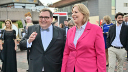 Die Bundestagspräsidentin kam zum Stadtjubiläum nach Krefeld.