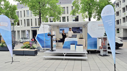 Das Gigabitbüro des Bundes war als Aussteller mit dabei.Bild: Stadt Krefeld, Presse und Kommunikation