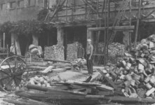 Vermutlich beim Wiederaufbau nach dem 2. WeltkriegBild: Stadt Krefeld, Stadtarchiv