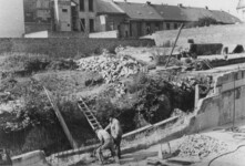 Vermutlich beim Wiederaufbau nach dem 2. WeltkriegBild: Stadt Krefeld, Stadtarchiv