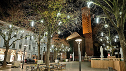 Lichtelemente verschönern ganzjährig die Innenstadt.Bild: Stadt Krefeld, Presse und Kommunikation