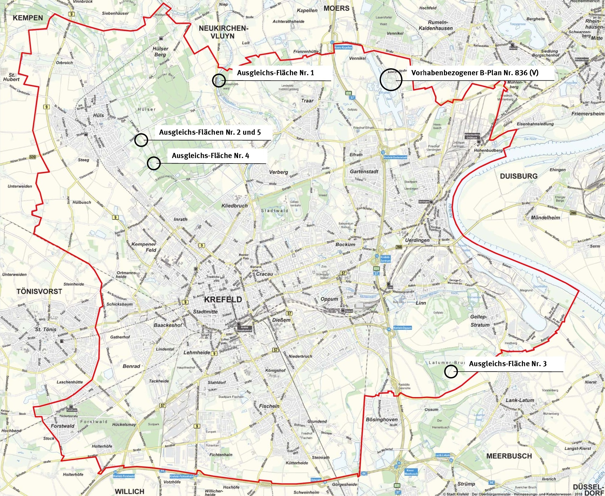 Vorhabenbezogener Bebauungsplan 836 (V) in der Stadtkarte