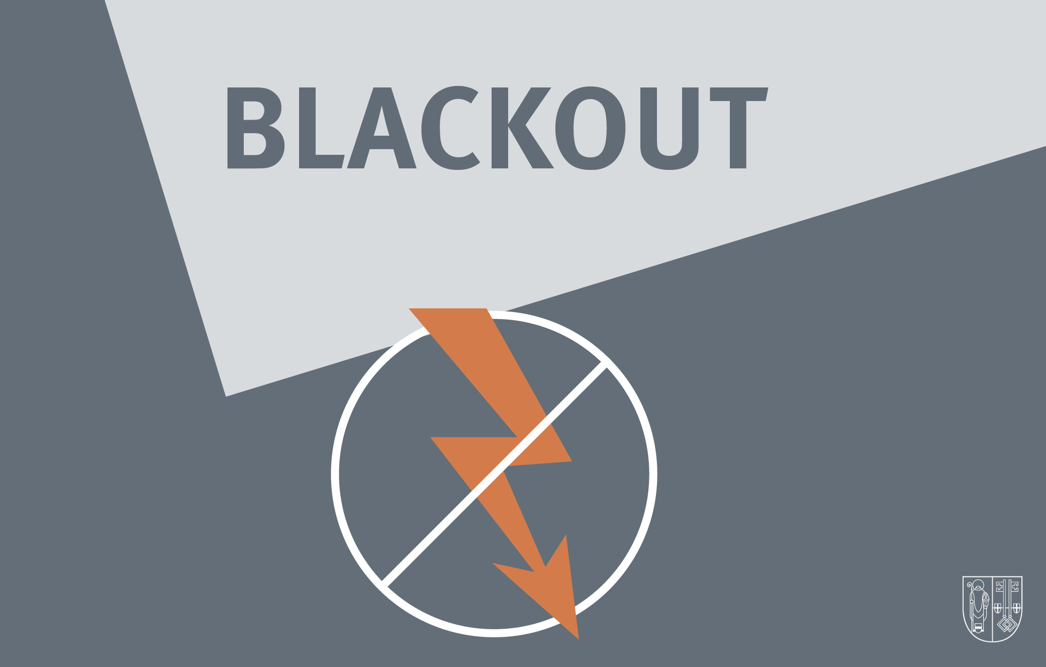 Symbolbild Blackout Grafik: Stadt Krefeld, Presse und Kommunikation