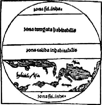 Mittelalterliche Klimakarte