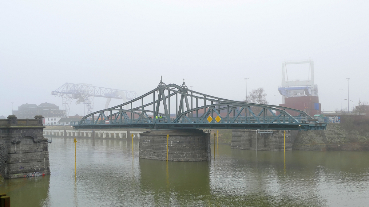 Der aufwendige Sanierungsplan rund um die Drehbrücke ist abgeschlossen. 