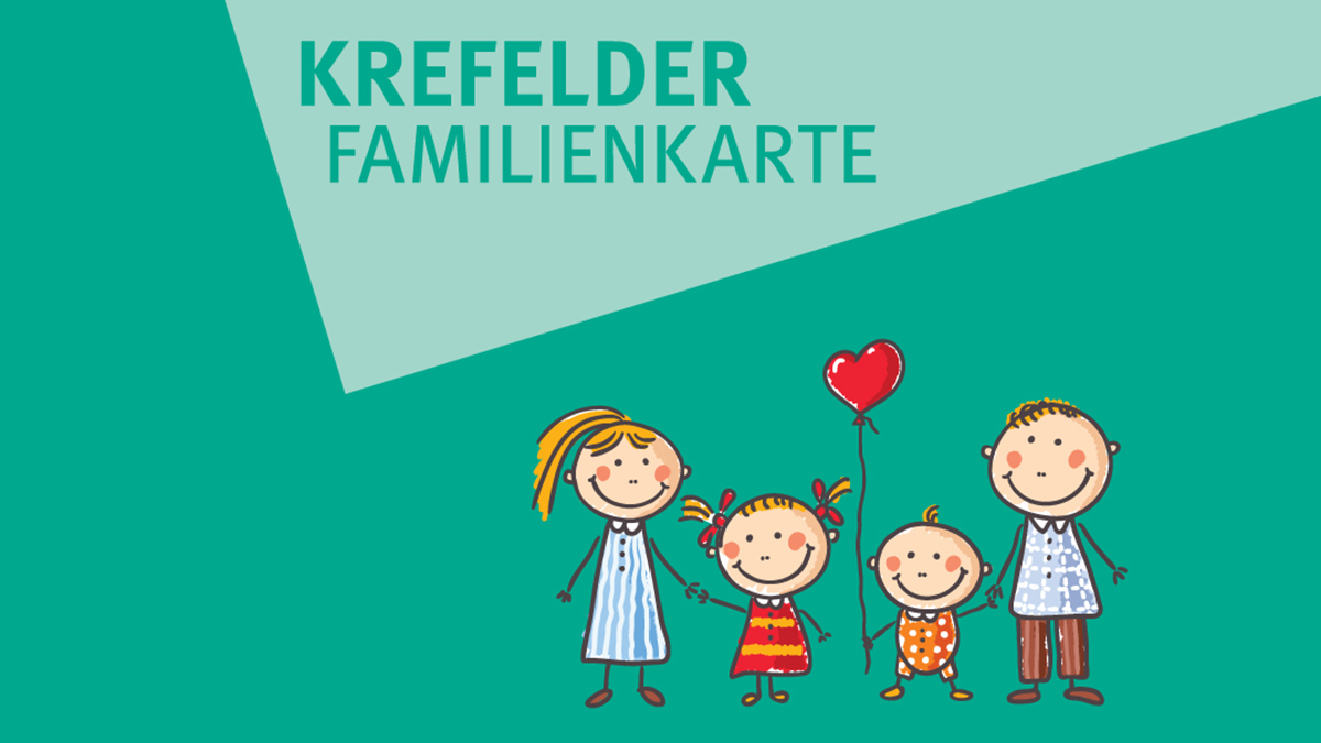 Die Familienkarte der Stadt Krefeld.