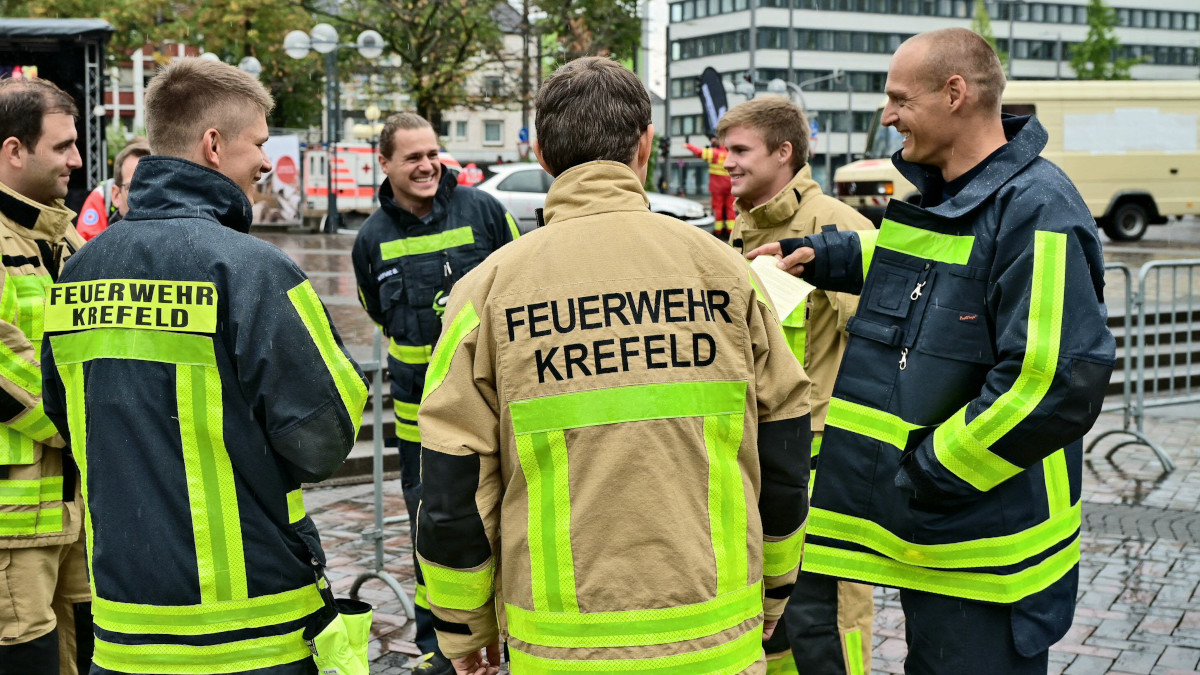 Die Krefelder Feuerwehr Bild: Stadt Krefeld, Presse und Kommunikation