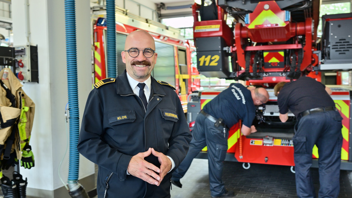 Andreas Klos, Feuerwehrchef