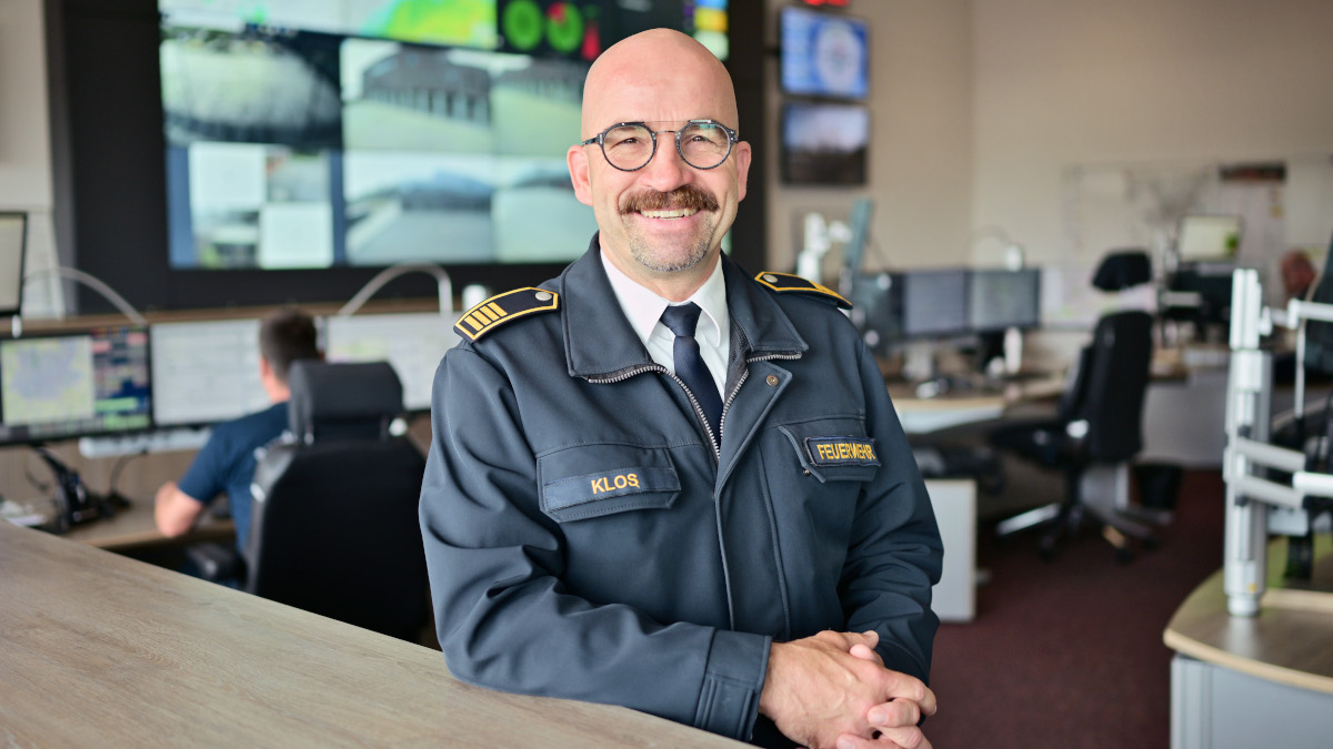 Andreas Klos, Feuerwehrchef