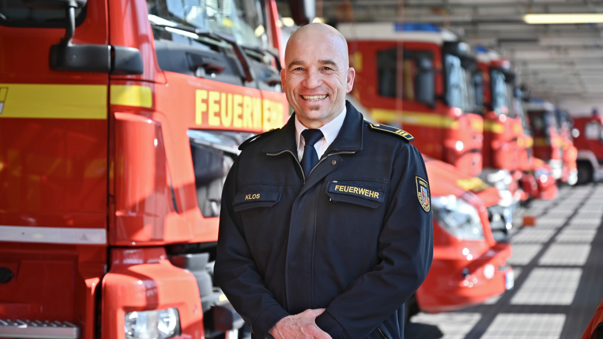 Seit 2018 ist Andreas Klos Chef der Krefelder Feuerwehr.Bild: Stadt Krefeld, Presse und Kommunikation, A. Bischof