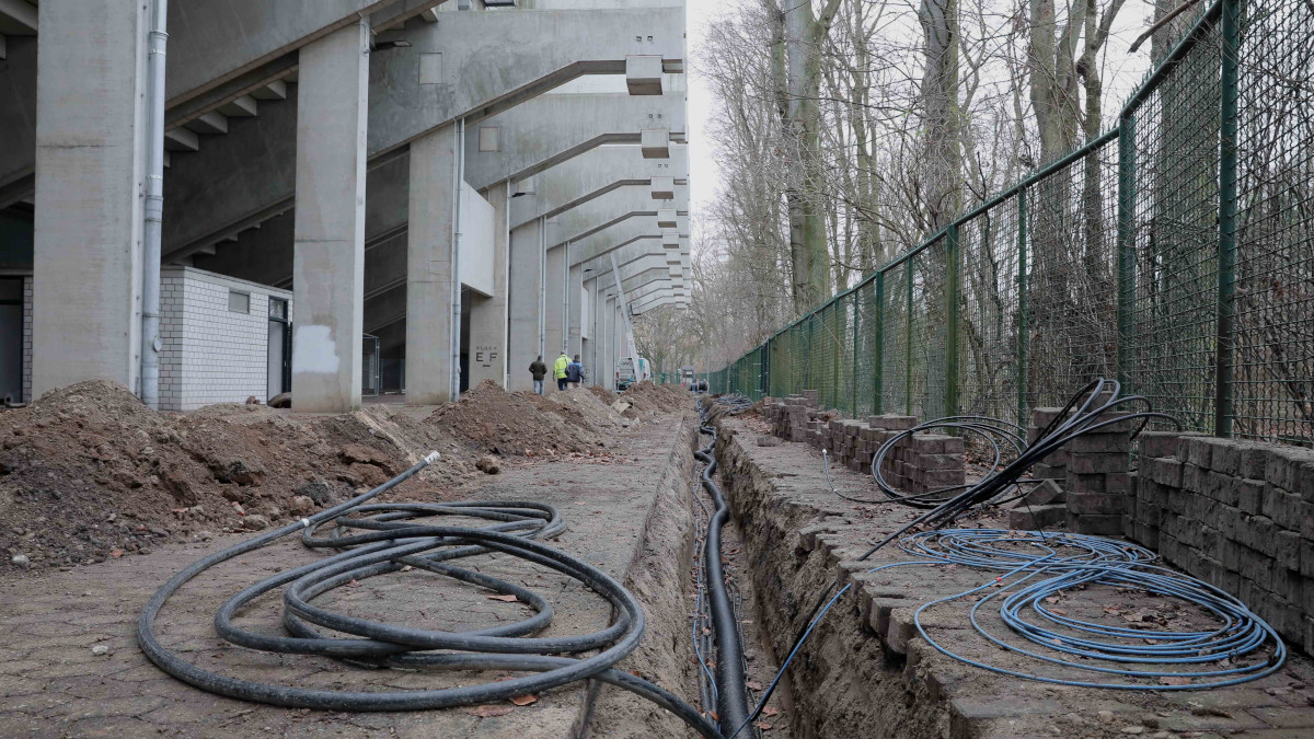 Die Sanierung der Grotenburg macht weiter Fortschritte. Bild: Stadt Krefeld, Presse und Kommunikation