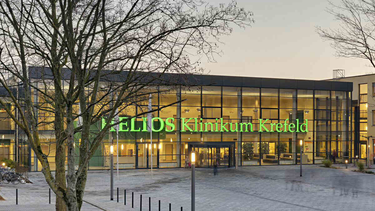 Zum Helios Klinikum in Krefeld gehören unterschiedliche Standorte.