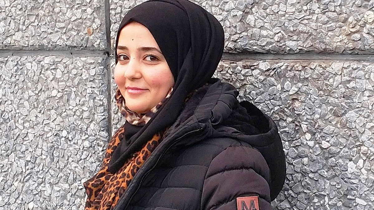 Noor Jaouni besucht das Abendgymnasium am Danziger Platz.  Foto: Abendgymnasium Viersen
