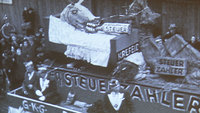 Karnevalszug 1950 auf der Friedrichstraße. Foto: Stadtarchiv Krefeld und Stadt Krefeld, Presse und Kommunikation