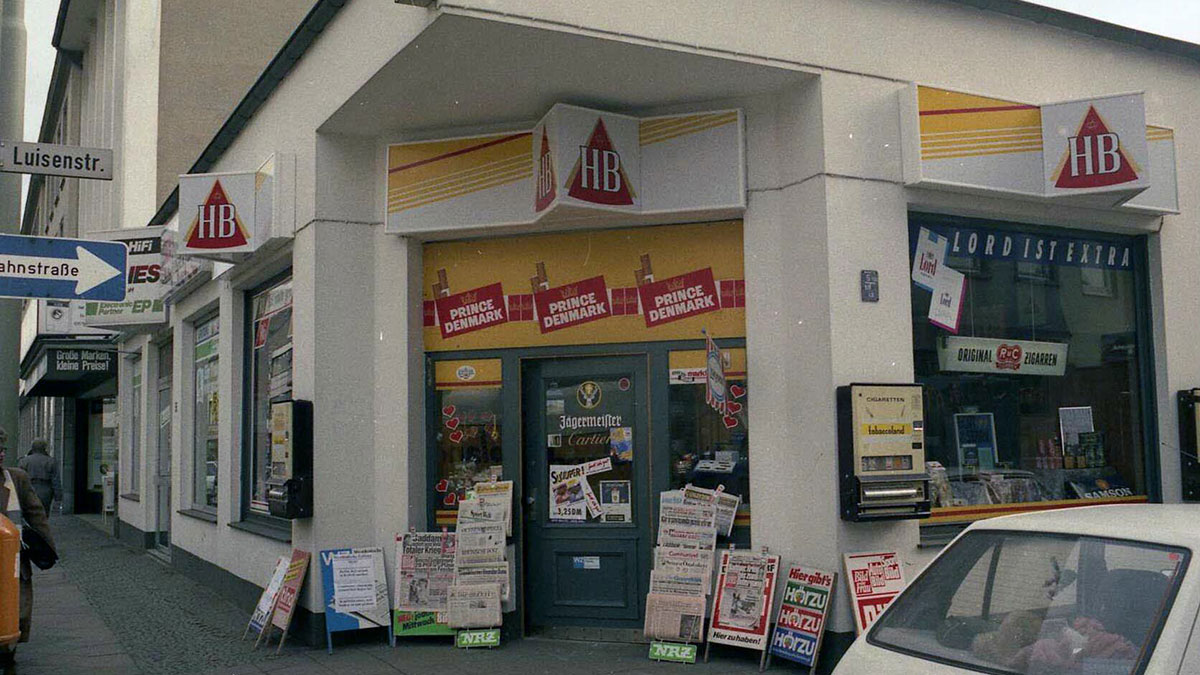 Krefelder Kiosk in den 1990er Jahren. Foto: Stadtarchiv Krefeld