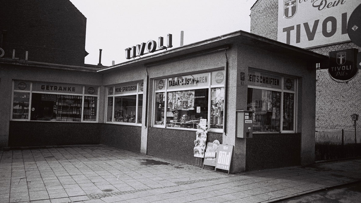Krefelder Kiosk im Jahre 1960. Foto: Stadtarchiv Krefeld