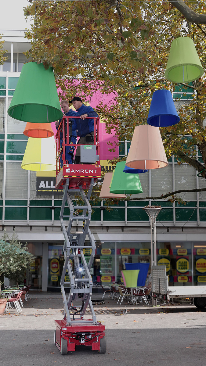 Die Lampen werden zukünftig mit LED beleuchtet. Bild: Stadt Krefeld, Presse und Kommunikation