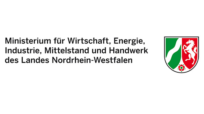 Logo Ministerium für Wirtschaft, Energie, Industrie, Mittelstand und Handwerk des Landes NRW
