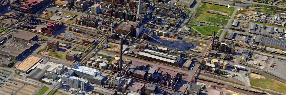 3D-Modell der Stadt Krefeld