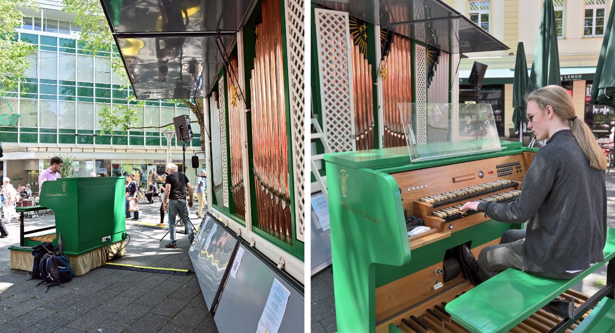 Open-Air Orgel und Orgelbauworkshop auf dem Flachsmarkt