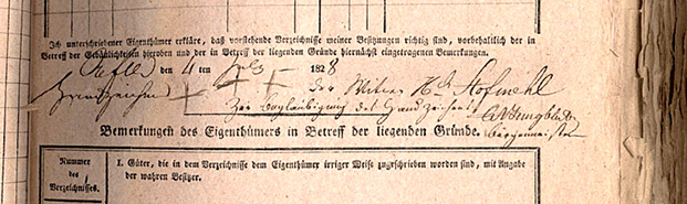 Güterverzeichnis der Gemeinde Krefeld