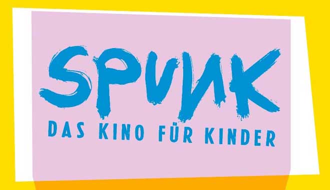 Schriftzug des Flyers spunk - Kino für Kinder, Design: Kreativfeld
