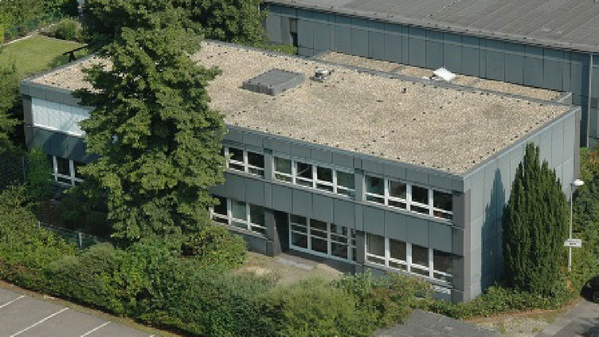 Das Stadtarchiv von oben. Foto: Stadt Krefeld, Presse und Kommunikation