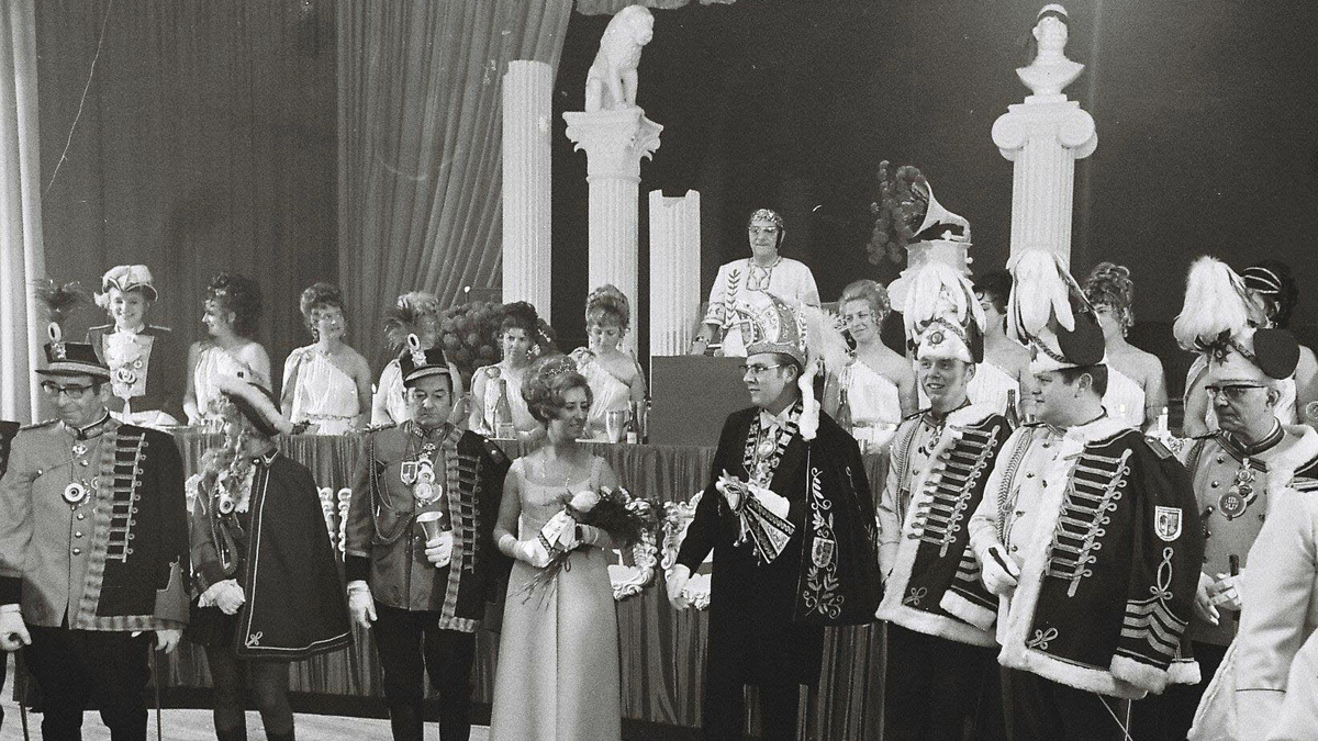 Prinzenproklamation 1971 in der Königsburg. Foto: Stadtarchiv Krefeld