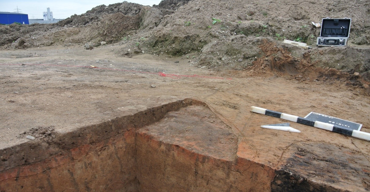 Reste eines Feldofens aus dem ersten Jahrhundert