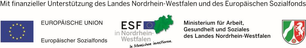 Logo ESF-Finanzierung und Arbeitsministerium